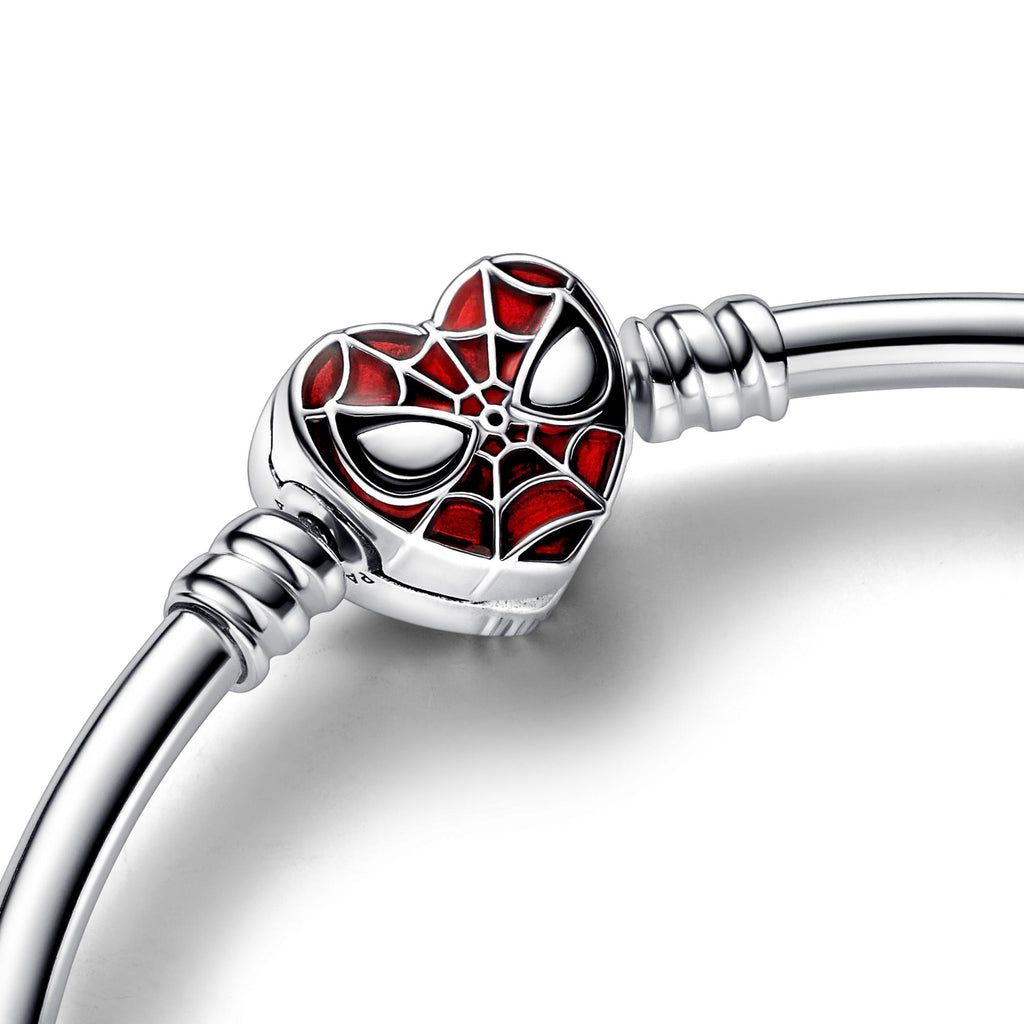 Pandora Marvel Bracelet Jonc Marvel Pandora Moments Fermoir Masque de Spider-Man 592324C01