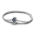 Pandora Moments Bracelet Maille Serpent Fermoir Lune Scintillante 592819C01