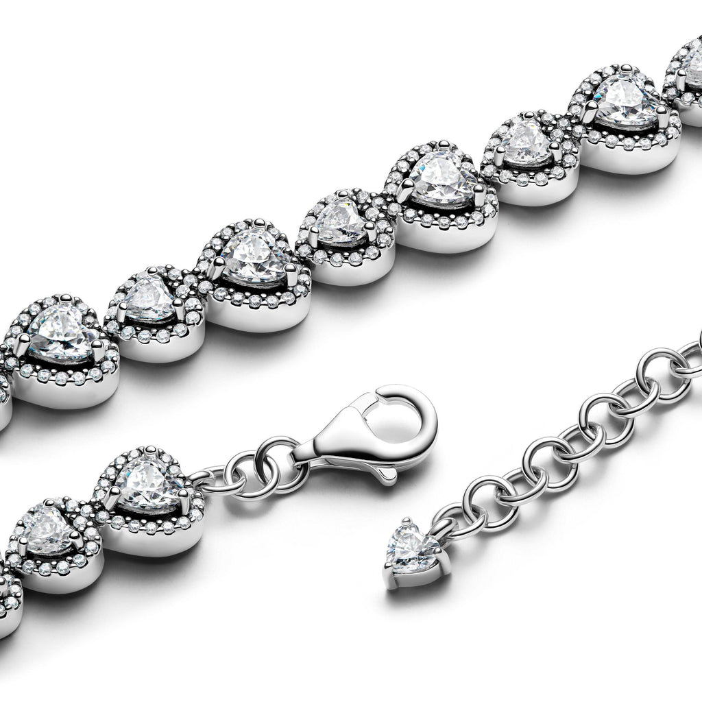 Pandora Timeless Bracelet Cœurs Halo 593655C01