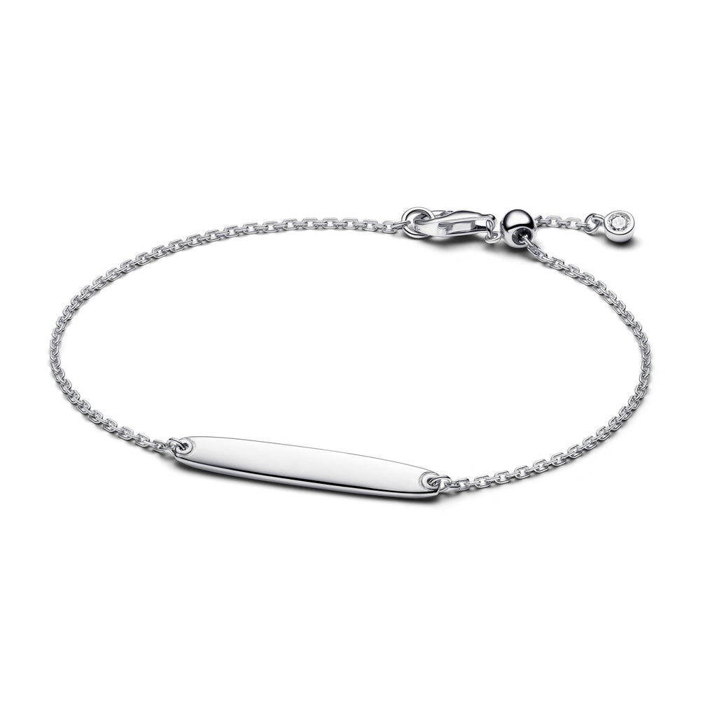 Pandora Moments Bracelet Chaîne Barre Gravable 594010C01