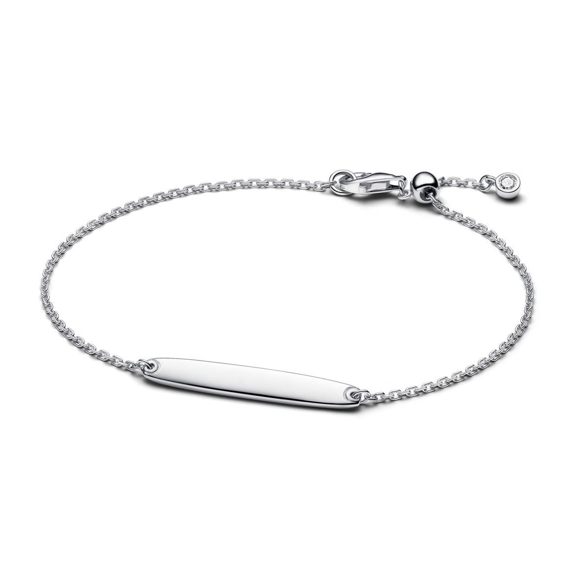 Pandora Moments Bracelet Chaîne Barre Gravable 594010C01
