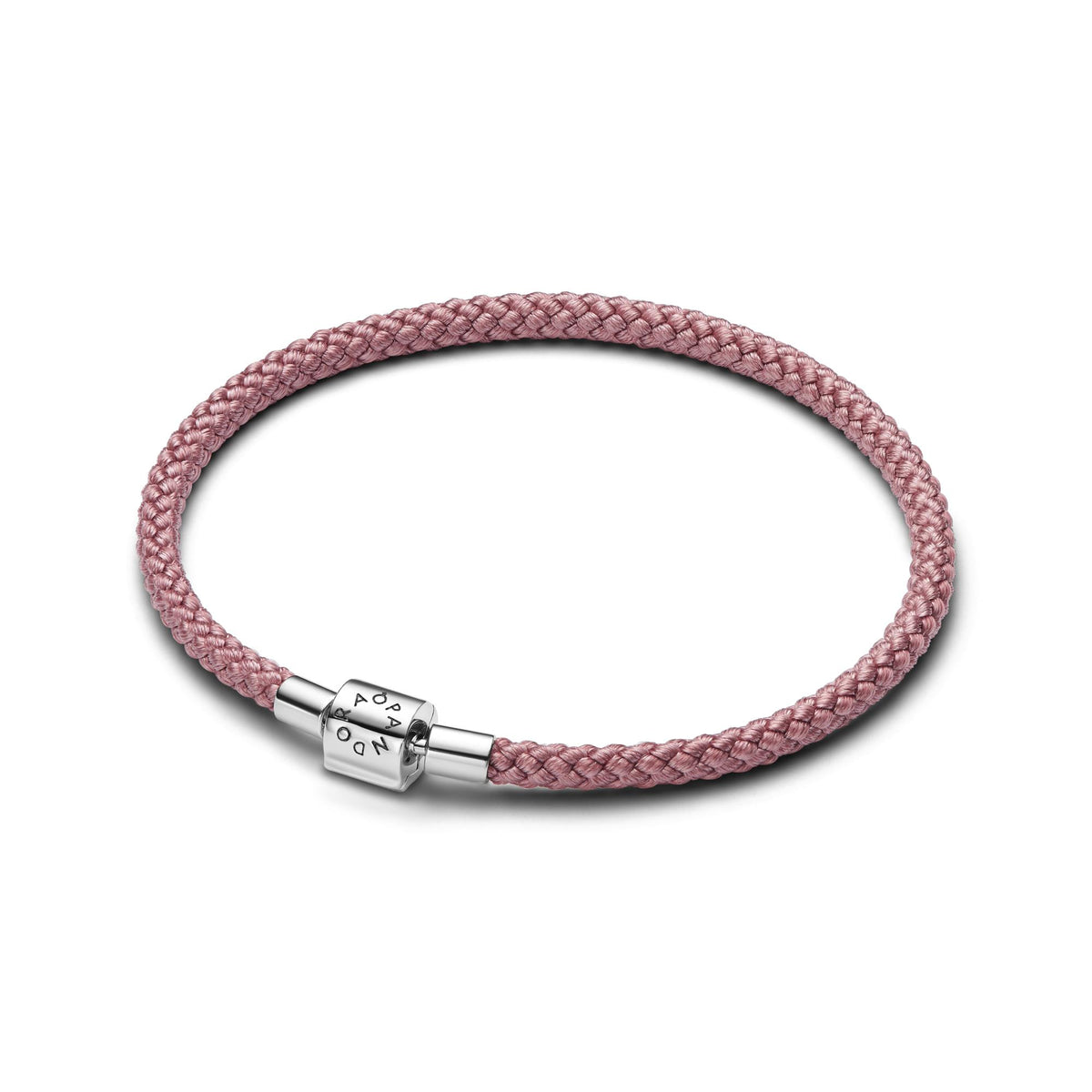 Pandora Moments Bracelet Cordon Rose Scintillant 594530C01