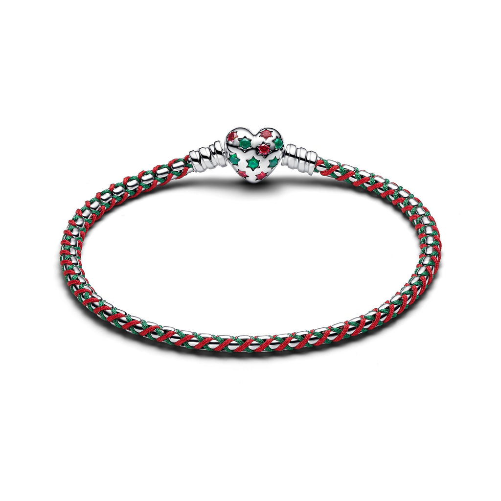 Pandora Moments Bracelet Chaîne Box et Cordon Bonbon Menthe 595068C01