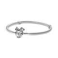 Pandora Disney Bracelet Maille Serpent Fermoir Disney Pandora Moments Pavé Minnie 597770CZ
