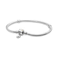 Pandora Moments Bracelet Maille Serpent Fermoir Marguerite 598776C01