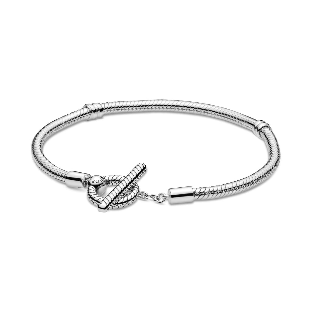 Pandora Moments Bracelet Maille Serpent Fermoir Lasso en T 599082C00