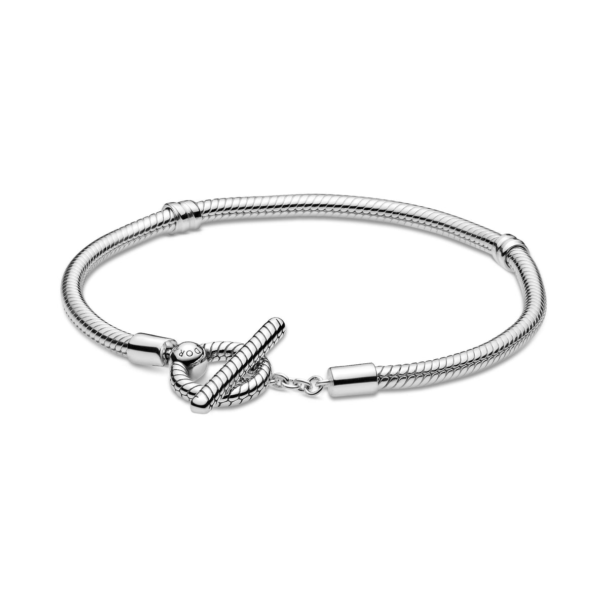 Pandora Moments Bracelet Maille Serpent Fermoir Lasso en T 599082C00