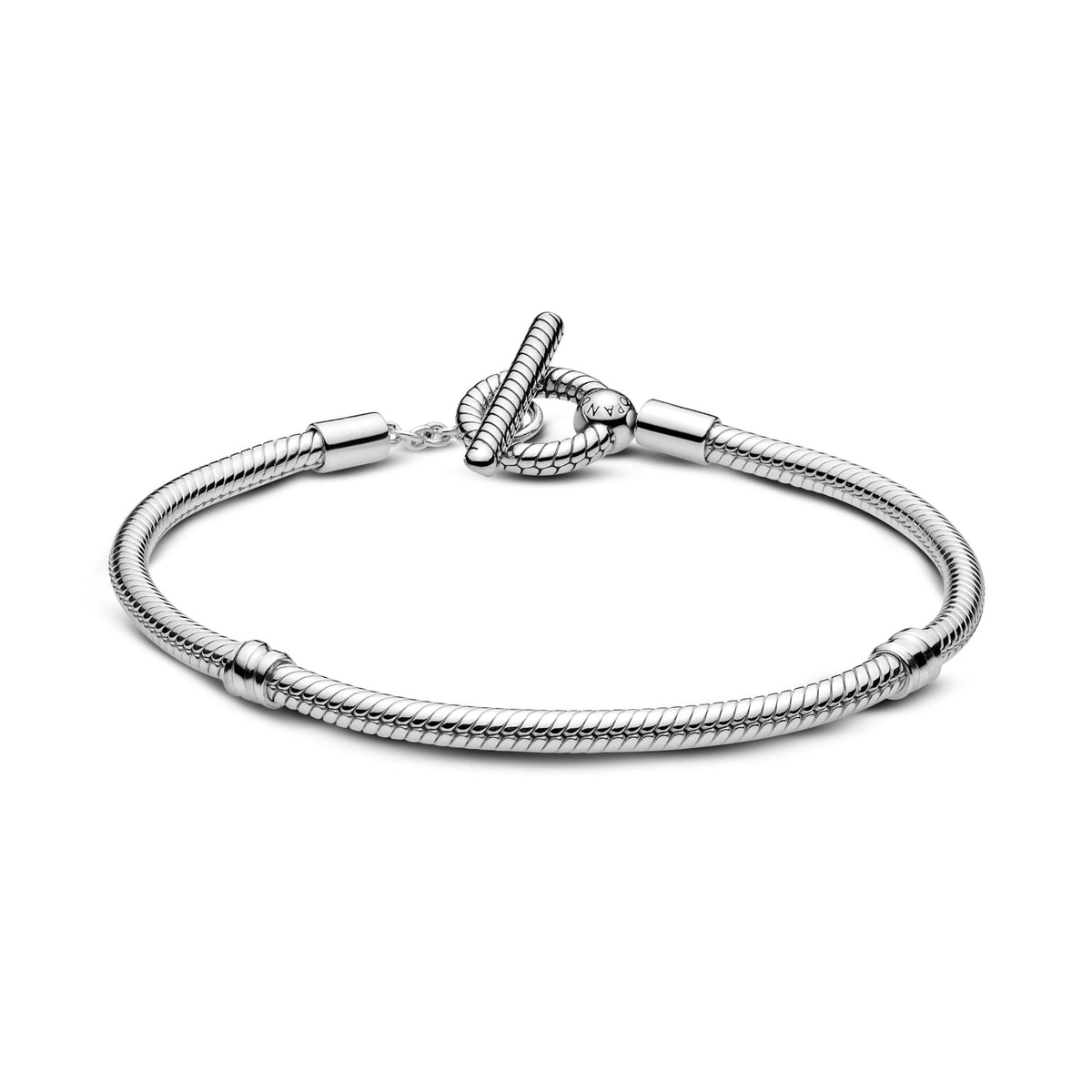 Pandora Moments Bracelet Maille Serpent Fermoir Lasso en T 599082C00