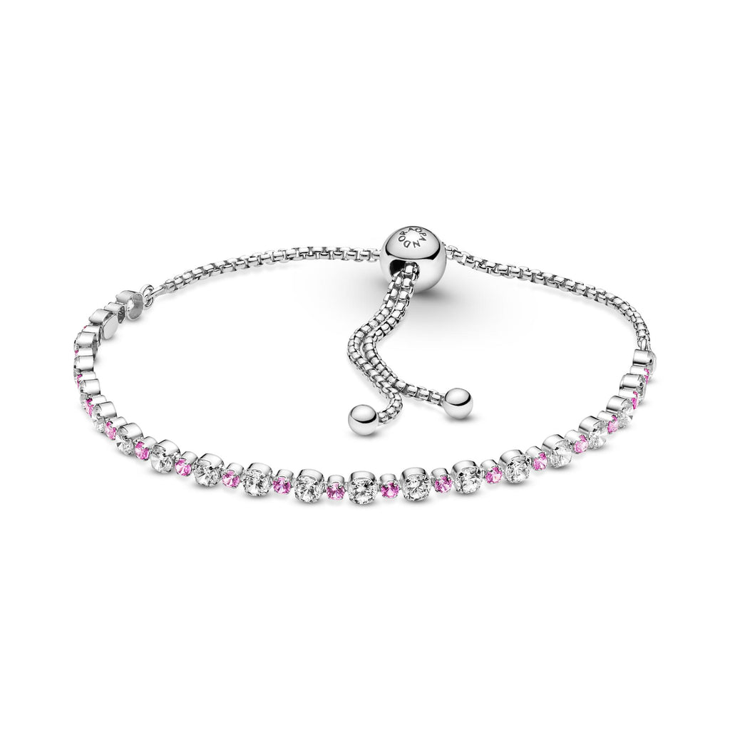 Pandora Timeless Bracelet Coulissant Éclat Rose & Incolore 599377C02