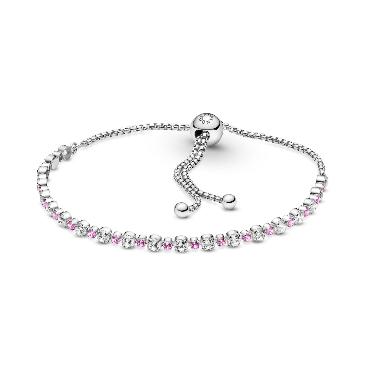 Pandora Timeless Bracelet Coulissant Éclat Rose & Incolore 599377C02