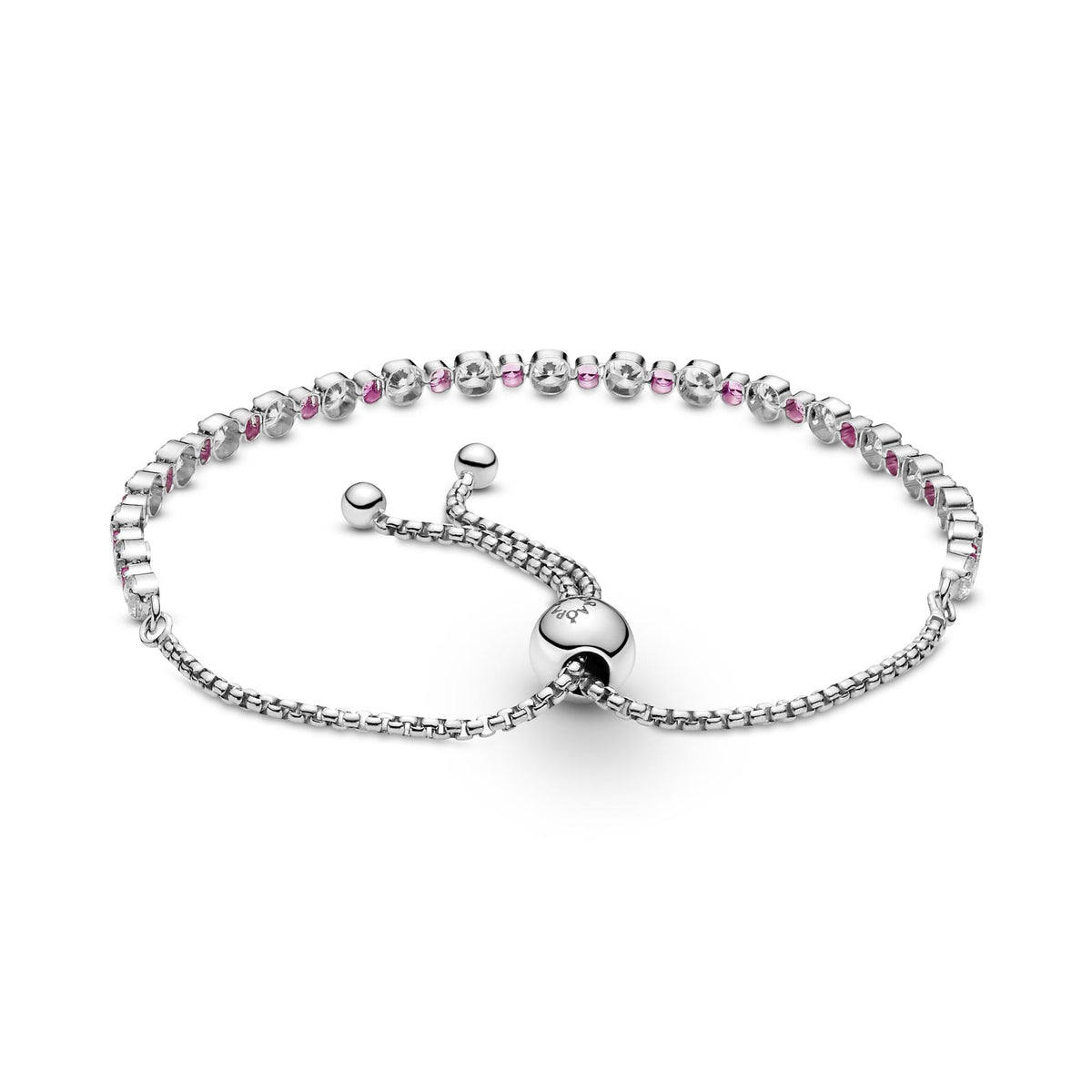 Pandora Timeless Bracelet Coulissant Éclat Rose & Incolore 599377C02
