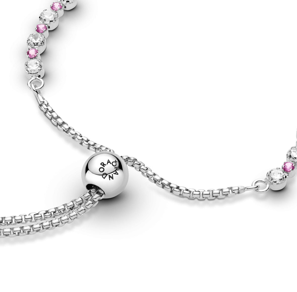 Pandora Timeless Bracelet Coulissant Éclat Rose & Incolore 599377C02