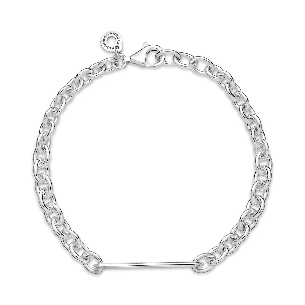 Pandora Moments Bracelet à Maillons Barre Gravable 599523C00