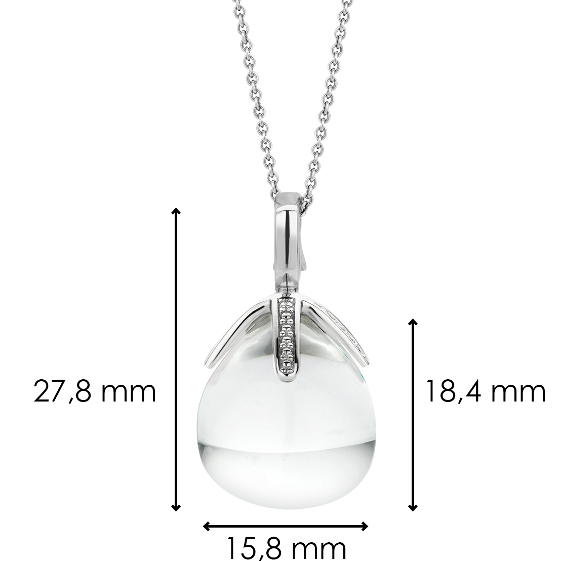Ti Sento Milano Pendentif Classics 6763TC