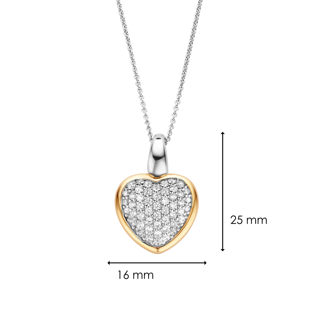 Ti Sento Milano Pendentif Amour, chance, bonheur 6801ZY