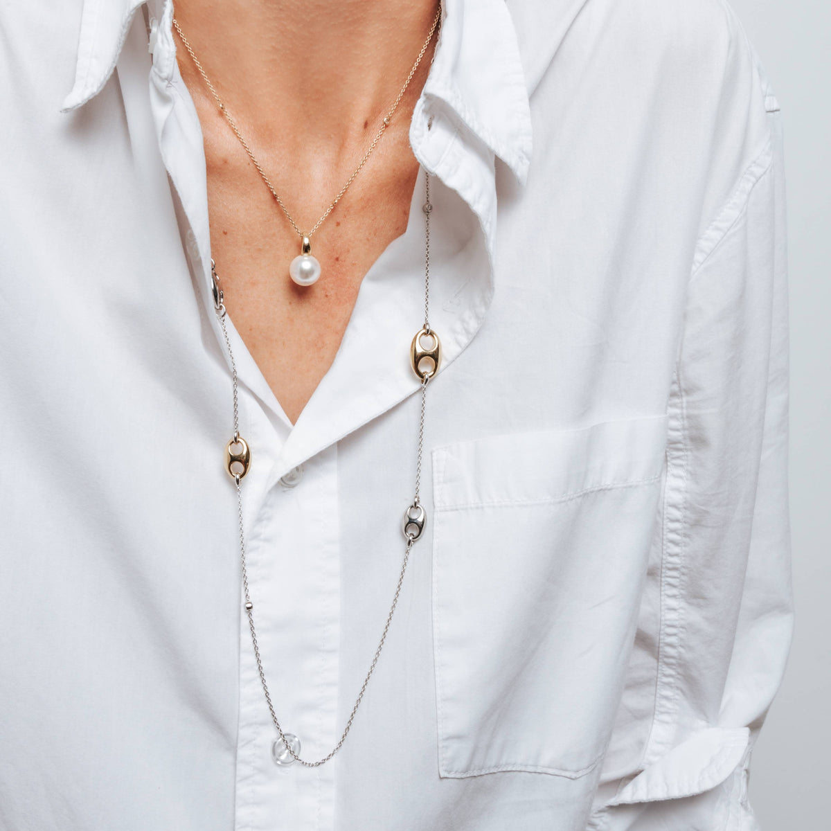 Ti Sento Milano Pendentif Perles 6805PW