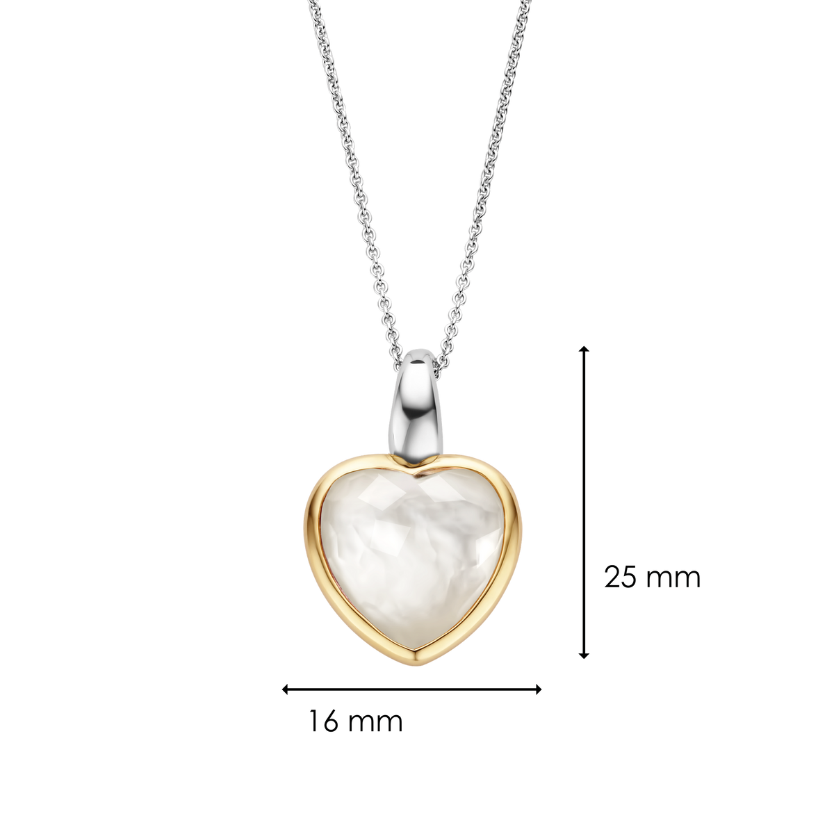 Ti Sento Milano Pendentif Amour, chance, bonheur 6807MW
