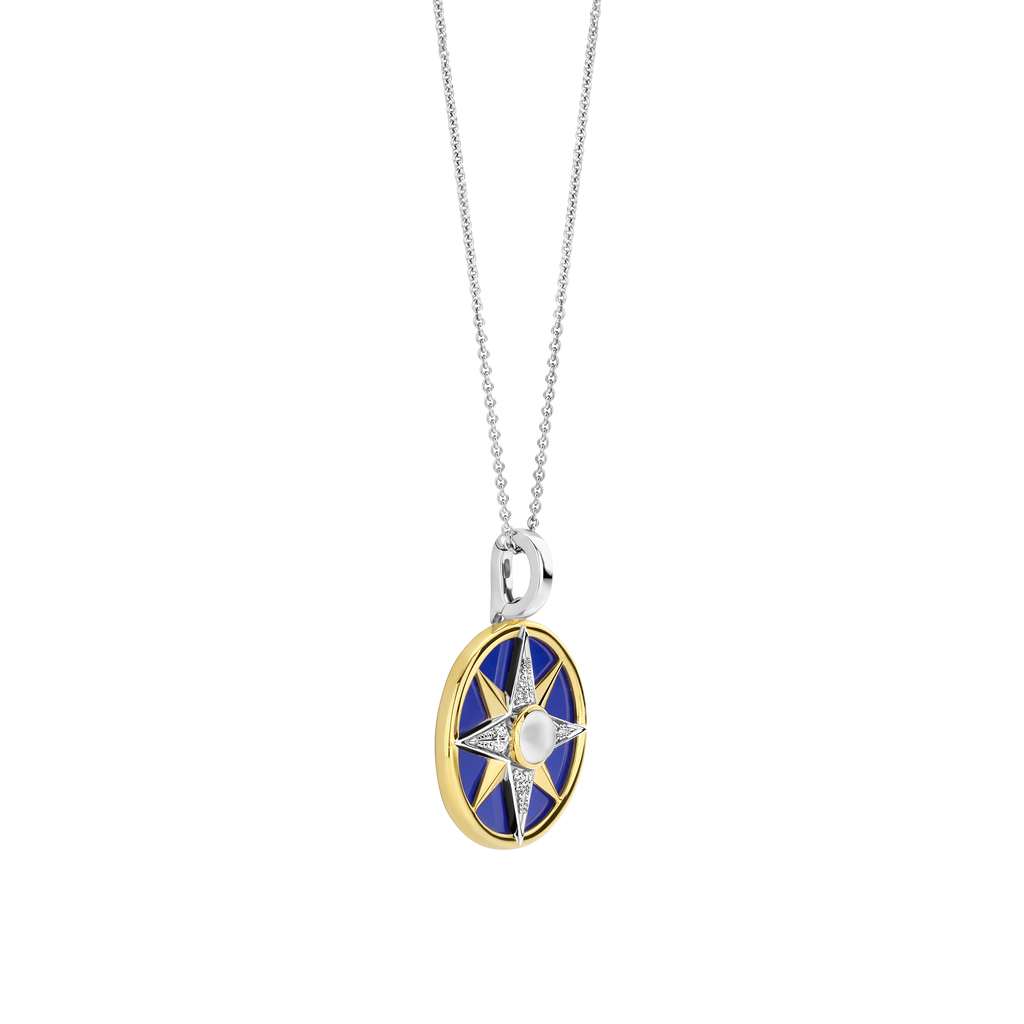 Ti Sento Milano Pendentif Lune et étoiles 6823BL