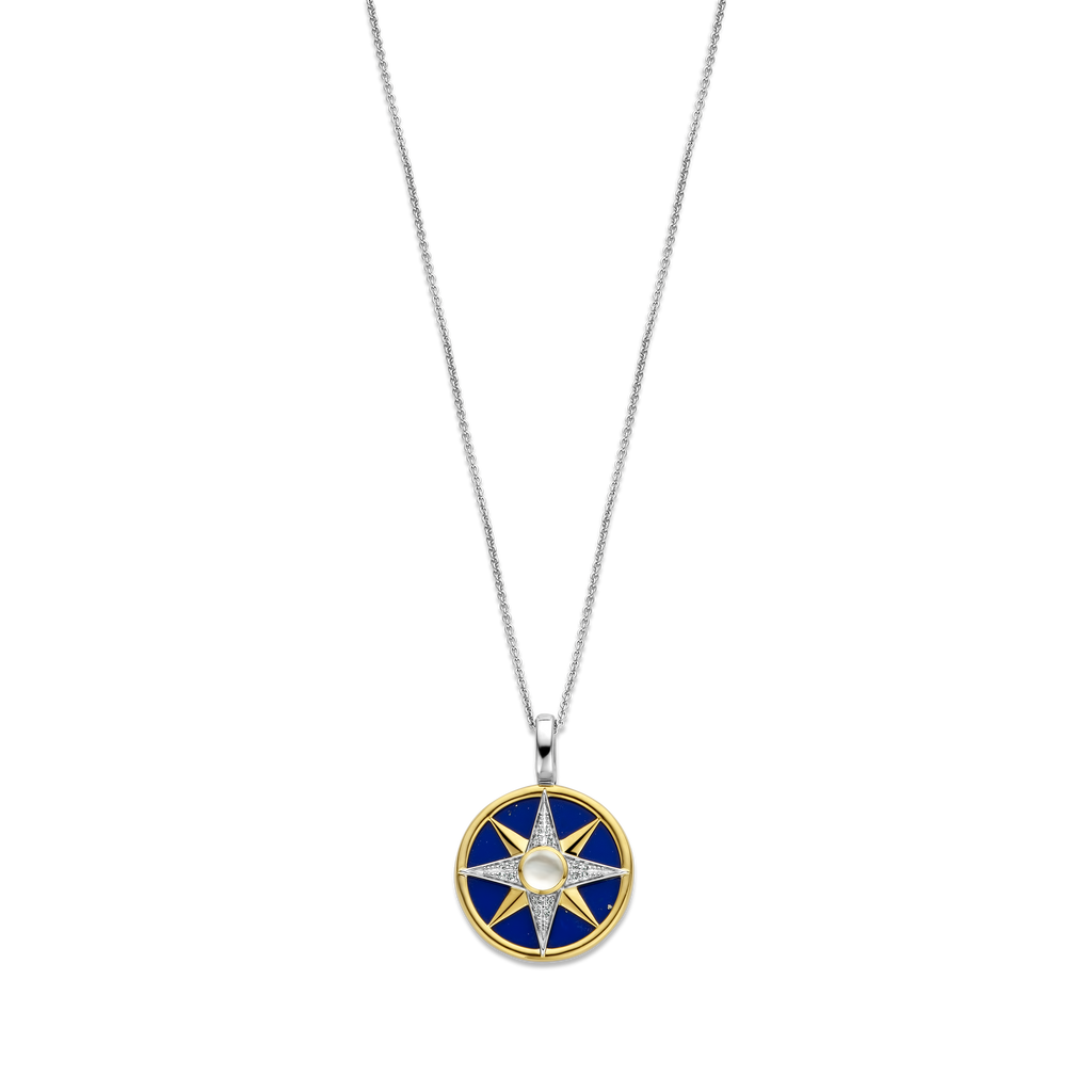 Ti Sento Milano Pendentif Lune et étoiles 6823BL