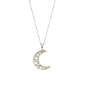 Ti Sento Milano Pendentif Lune et étoiles 6824MW