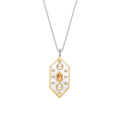 Ti Sento Milano Pendentif Lune et étoiles 6825MW