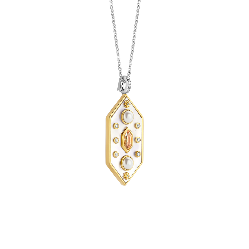 Ti Sento Milano Pendentif Lune et étoiles 6825MW