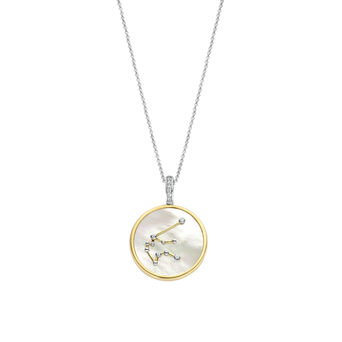 Ti Sento Milano Pendentif Verseau Lune et étoiles 6826AQ