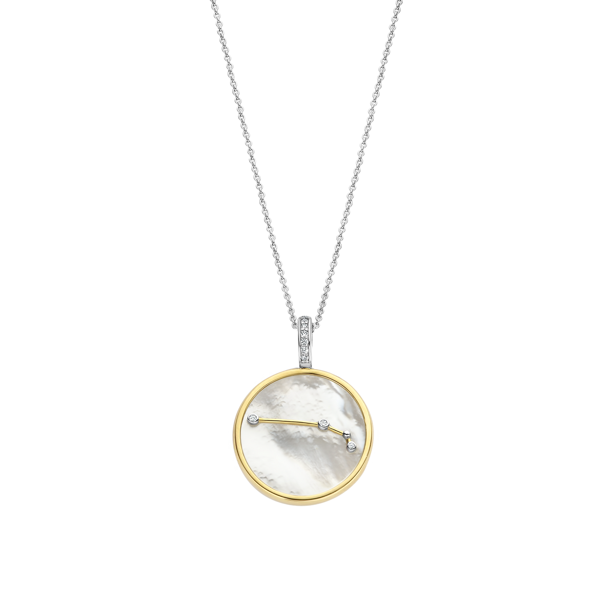 Ti Sento Milano Pendentif Bélier Lune et étoiles 6826AR