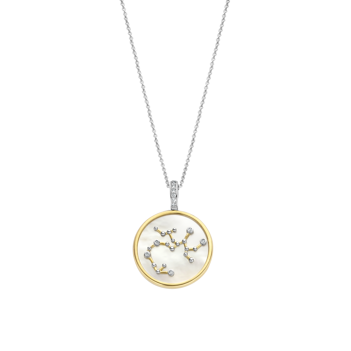 Ti Sento Milano Pendentif Lune et étoiles 6826SA