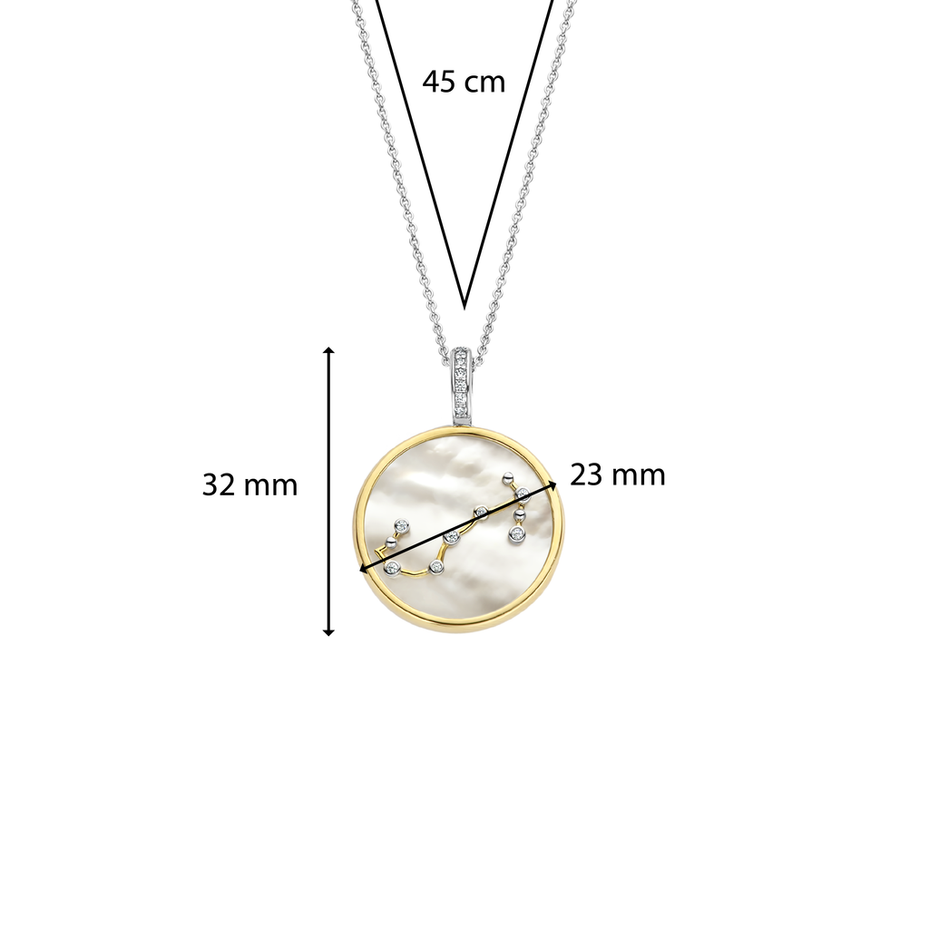 Ti Sento Milano Pendentif Scorpion Lune et étoiles 6826SC