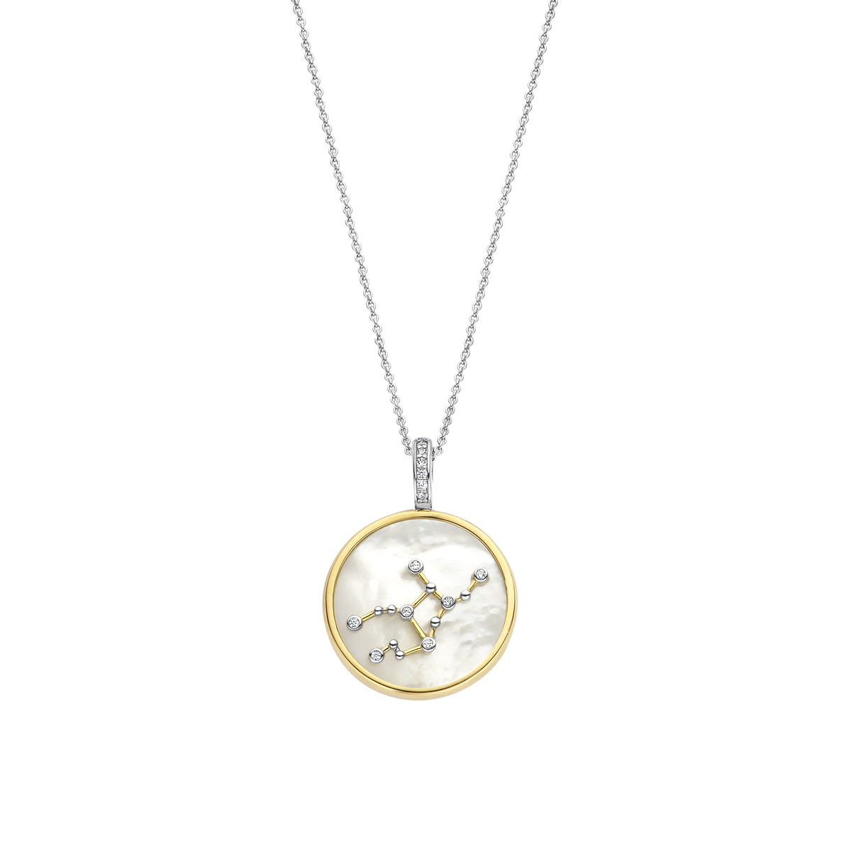 Ti Sento Milano Pendentif Vierge Lune et étoiles 6826VI