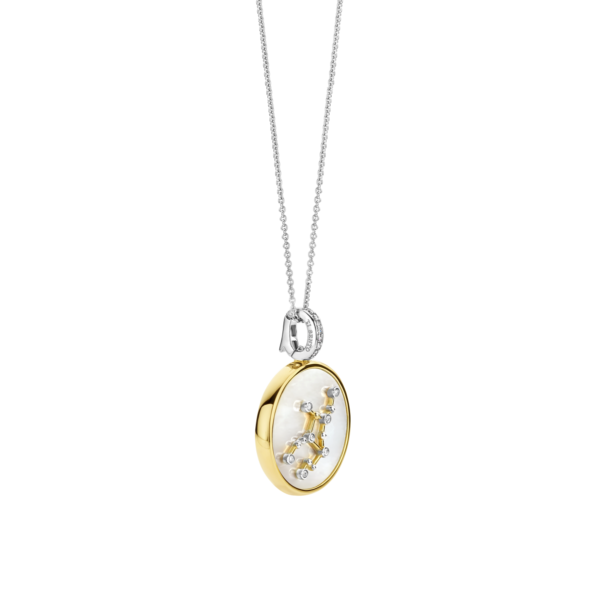 Ti Sento Milano Pendentif Vierge Lune et étoiles 6826VI
