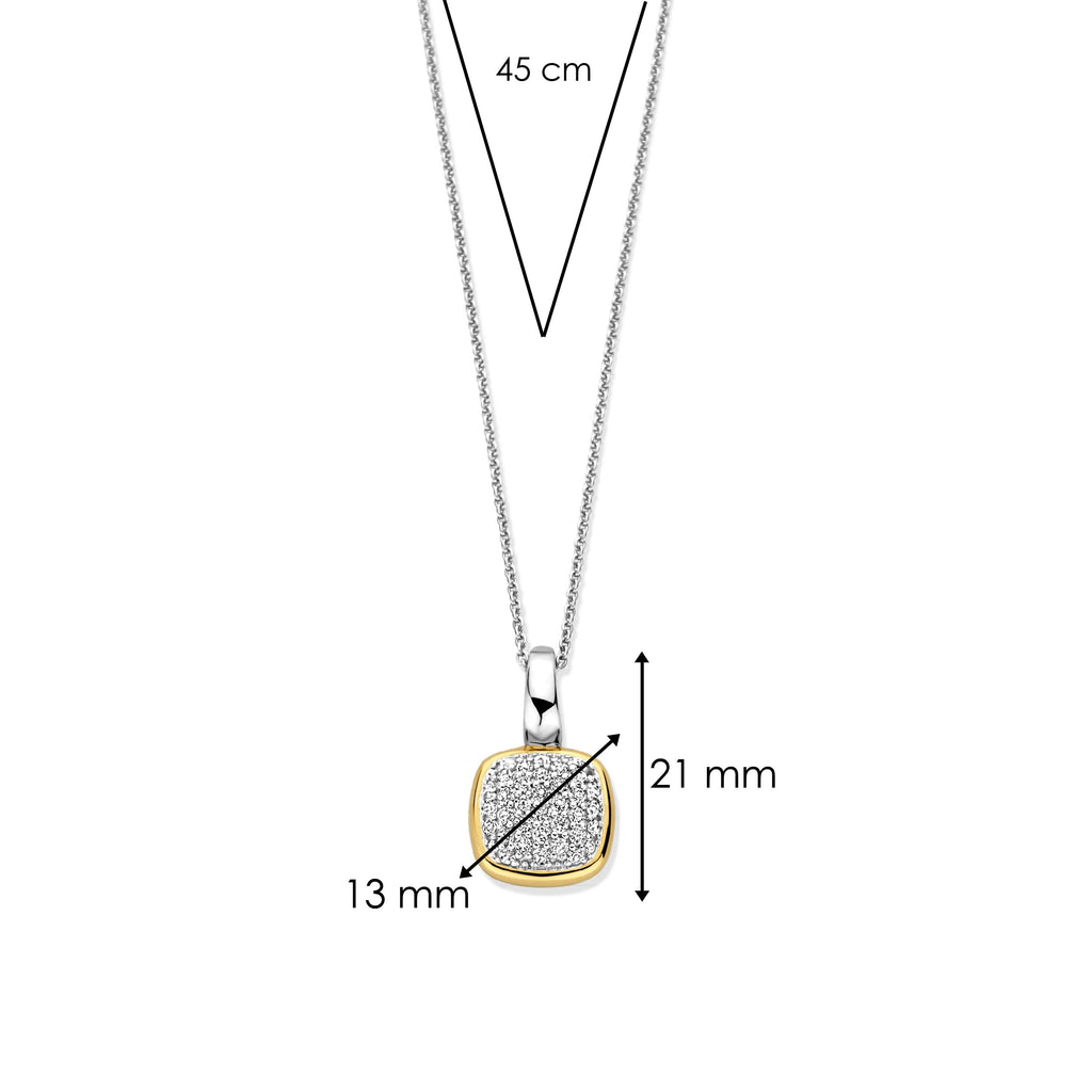 Ti Sento Milano Pendentif Coussin et rectangle 6837ZY