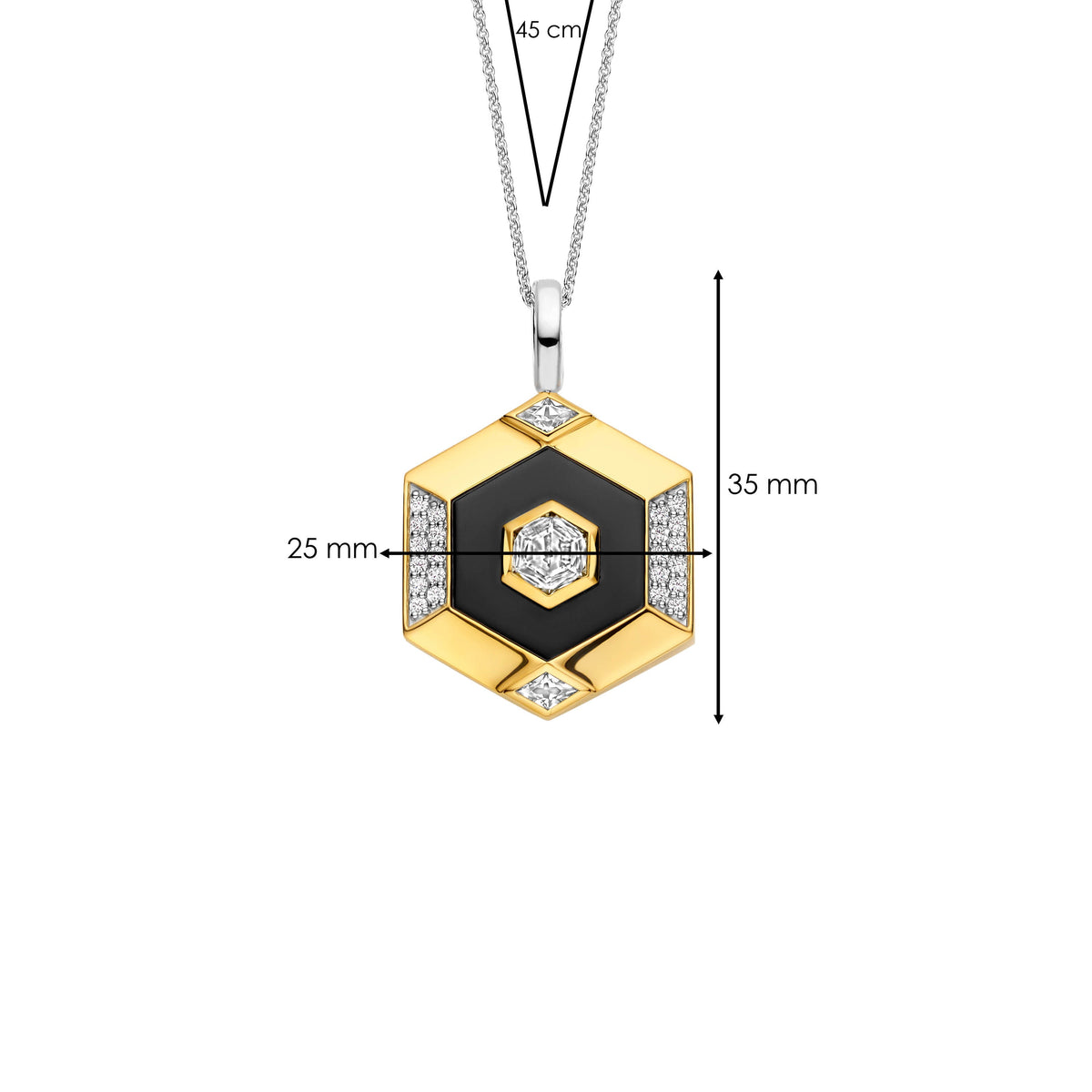 Ti Sento Milano Pendentif Vintage 6838BL