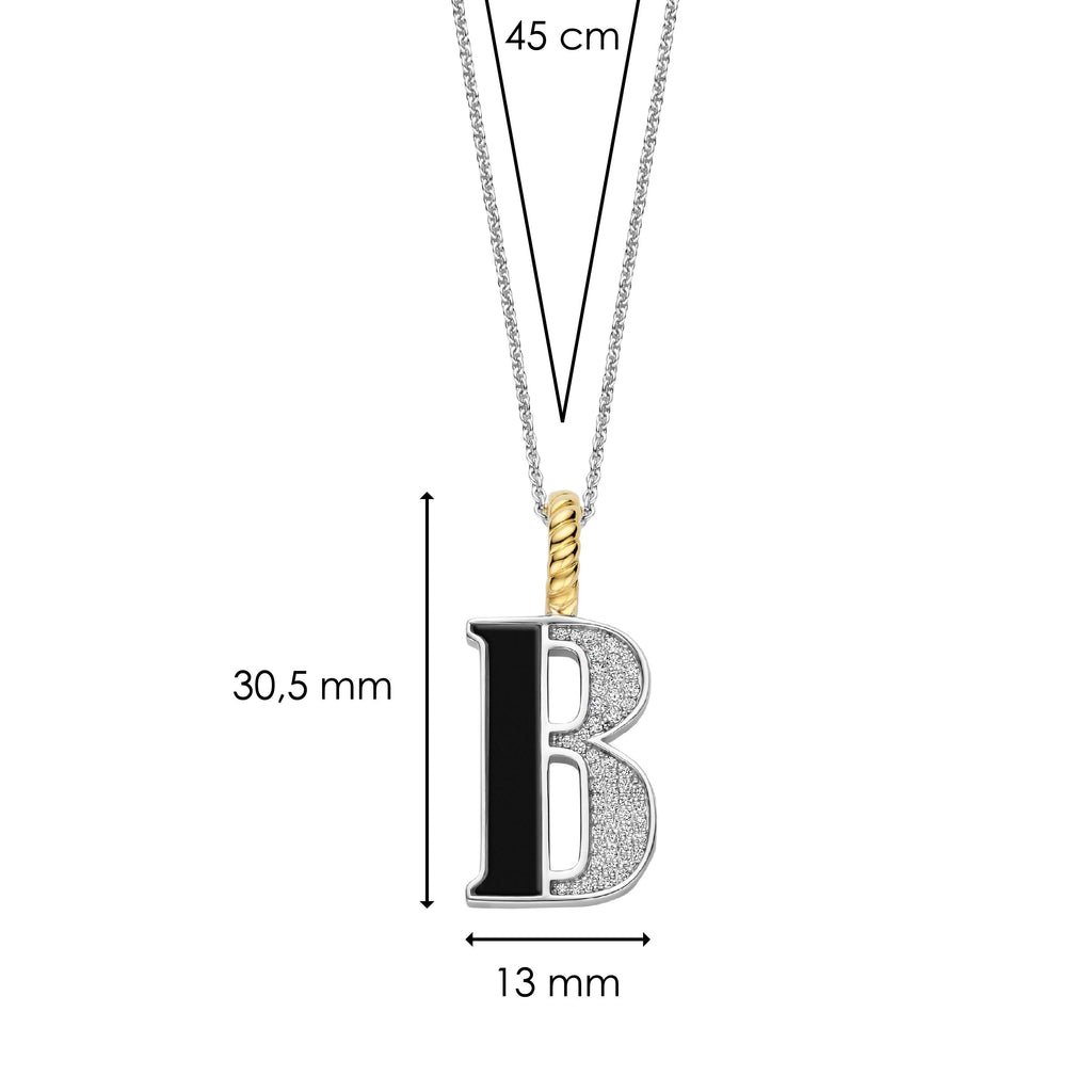 Ti Sento Milano Pendentif lettre B Lettres et chiffres 6840BL_B