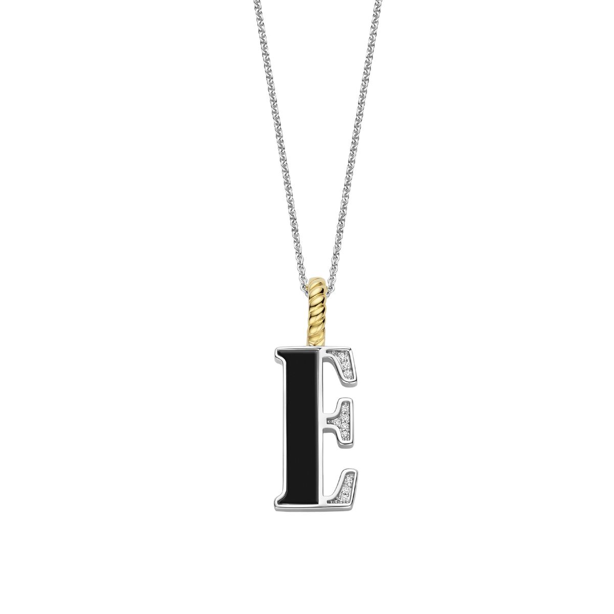 Ti Sento Milano Pendentif lettre E Lettres et chiffres 6840BL_E