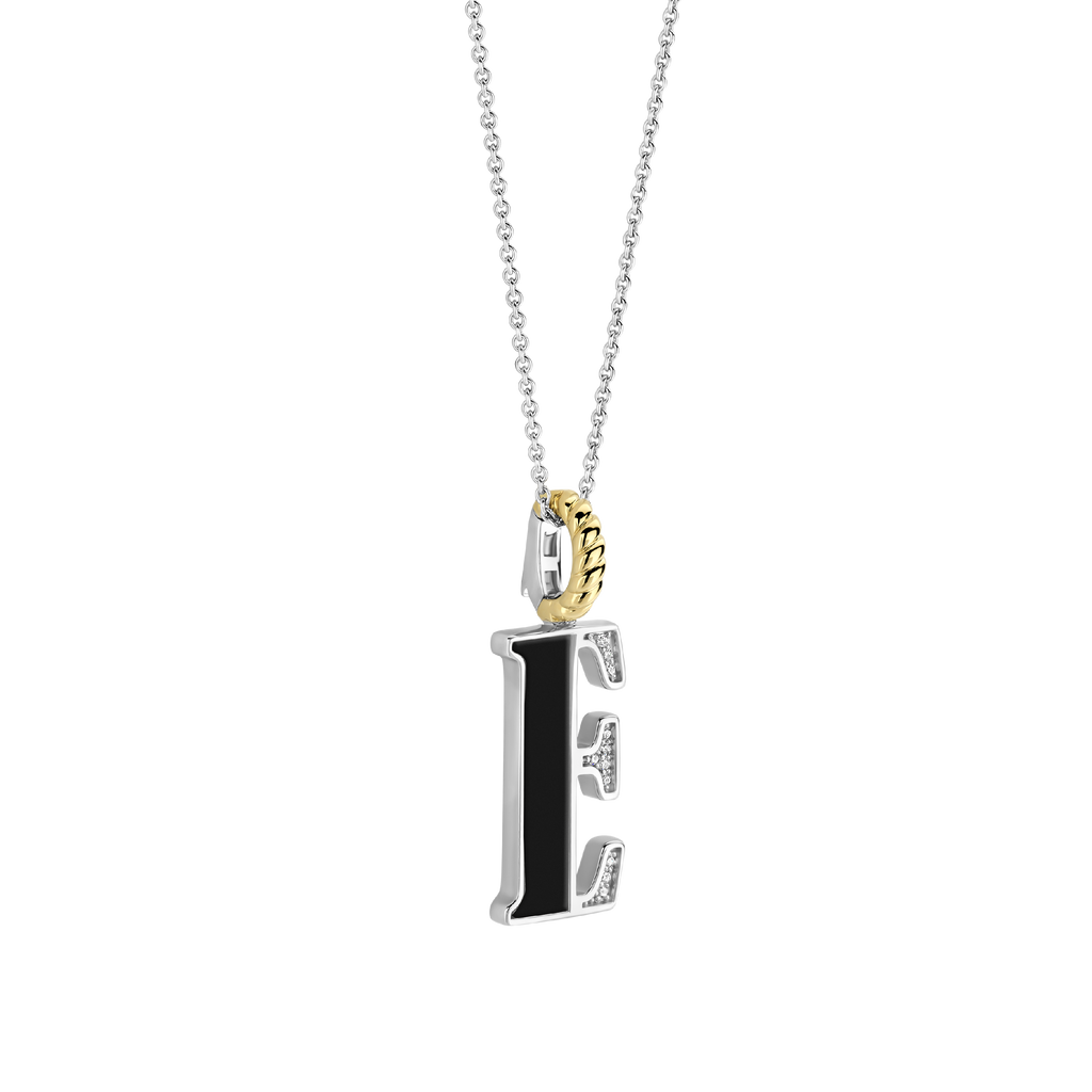 Ti Sento Milano Pendentif lettre E Lettres et chiffres 6840BL_E