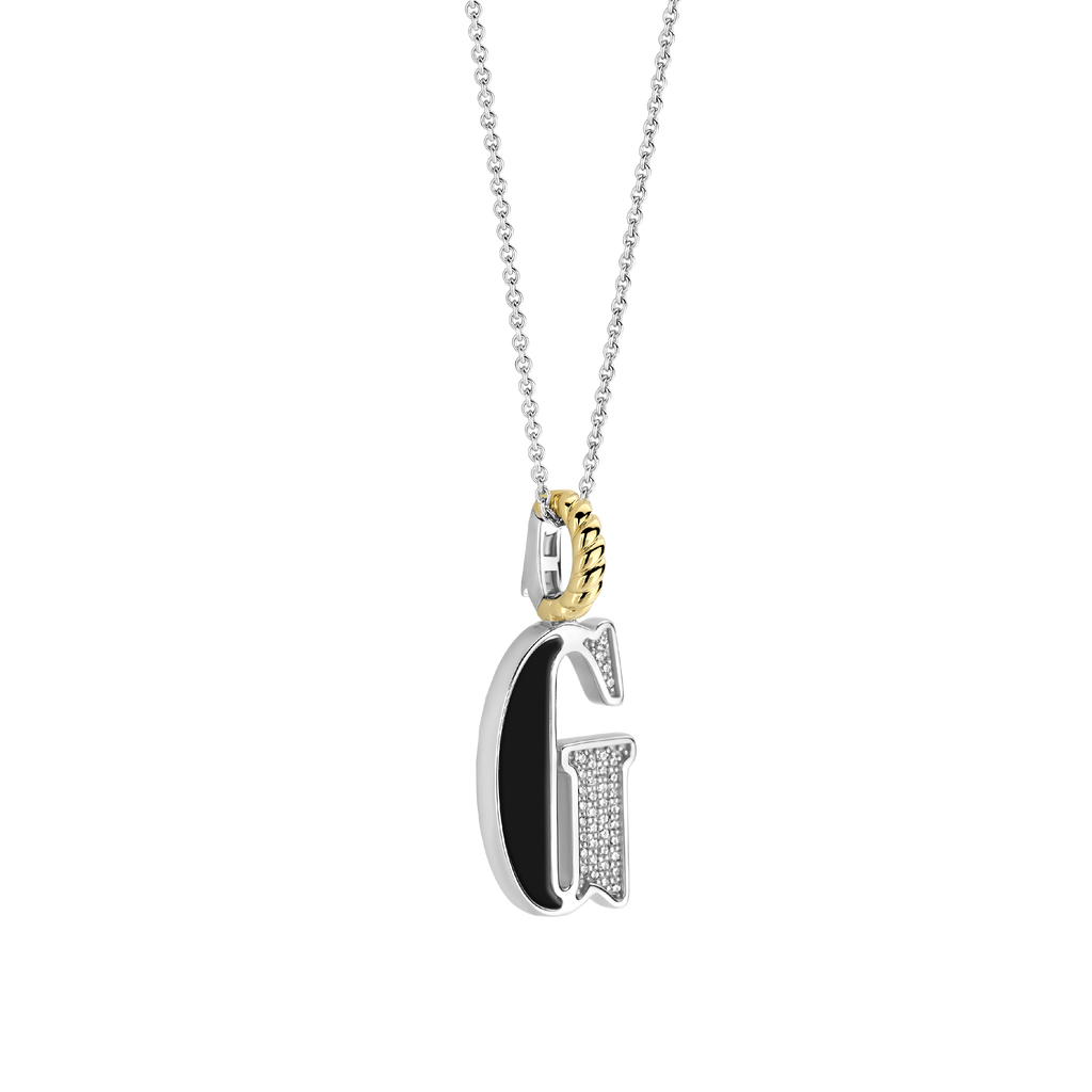 Ti Sento Milano Pendentif lettre G Lettres et chiffres 6840BL_G