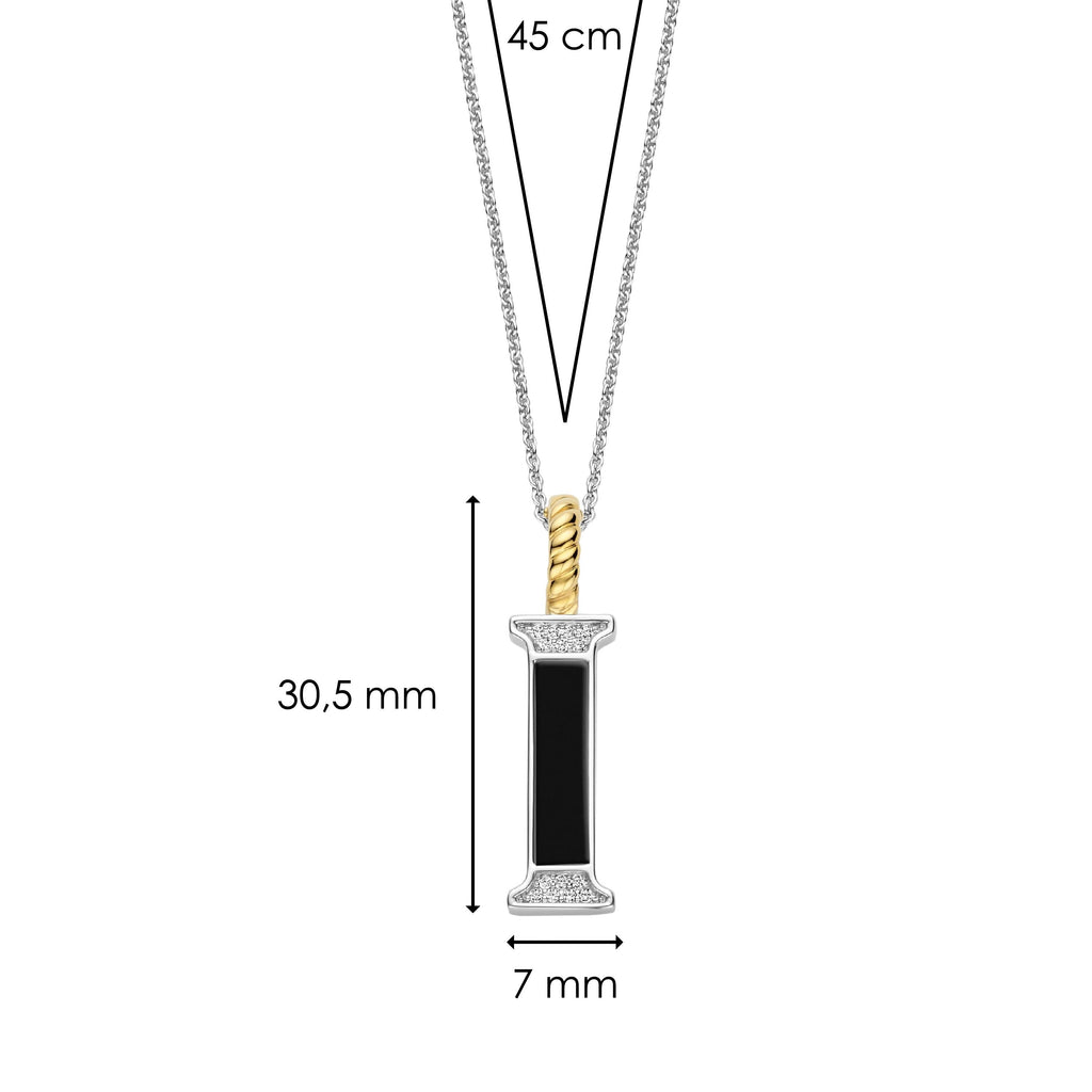 Ti Sento Milano Pendentif lettre I Lettres et chiffres 6840BL_I