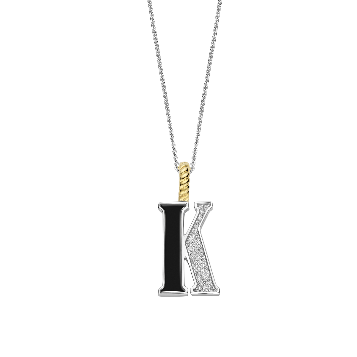 Ti Sento Milano Pendentif lettre K Lettres et chiffres 6840BL_K