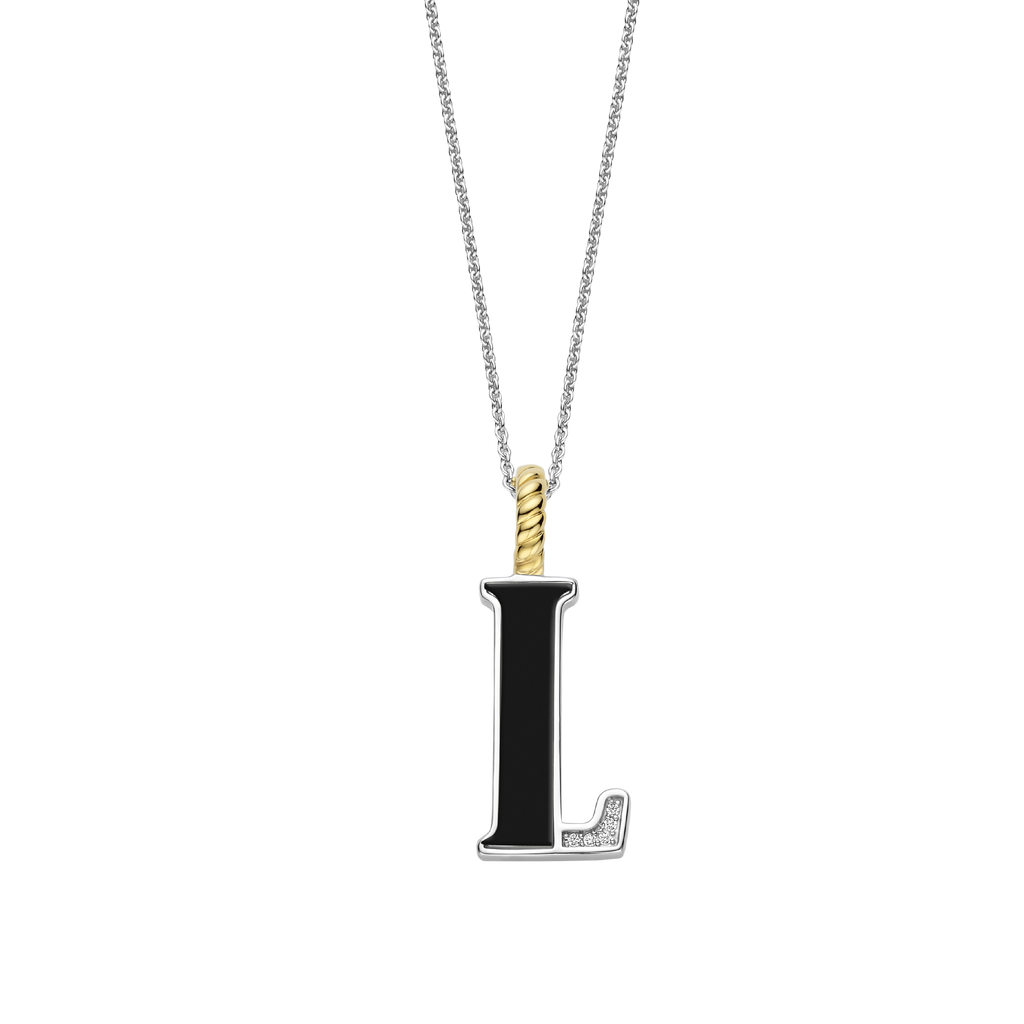 Ti Sento Milano Pendentif lettre L Lettres et chiffres 6840BL_L