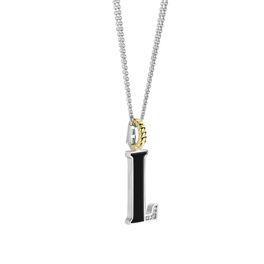 Ti Sento Milano Pendentif lettre L Lettres et chiffres 6840BL_L