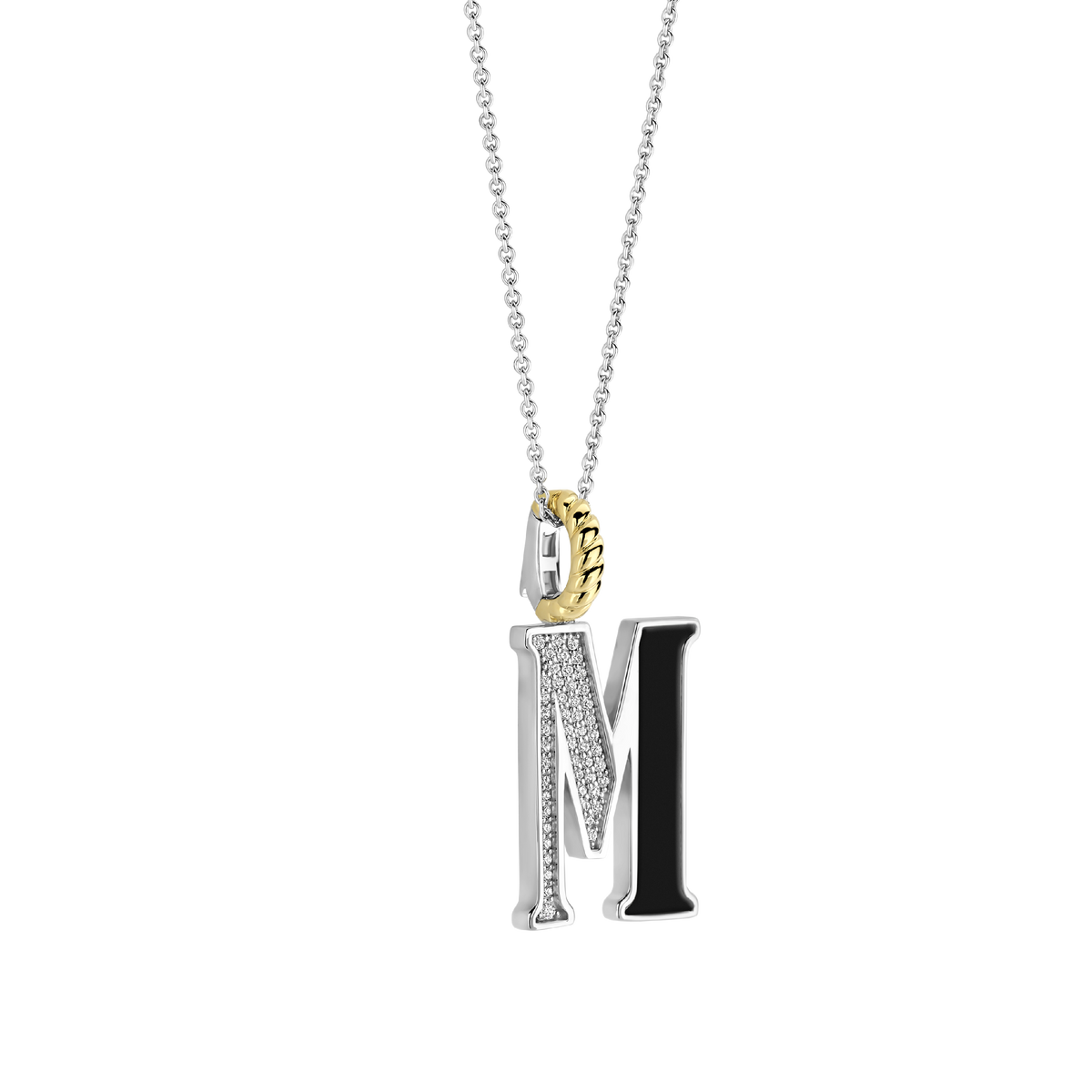 Ti Sento Milano Pendentif lettre M Lettres et chiffres 6840BL_M