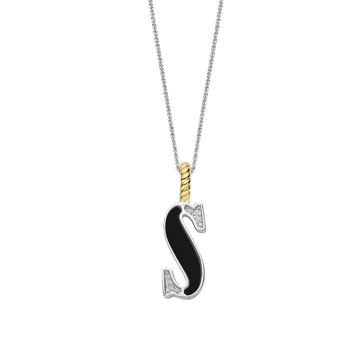 Ti Sento Milano Pendentif lettre S Lettres et chiffres 6840BL_S