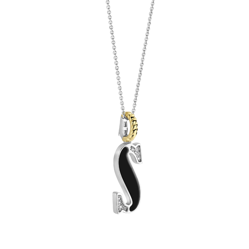 Ti Sento Milano Pendentif lettre S Lettres et chiffres 6840BL_S