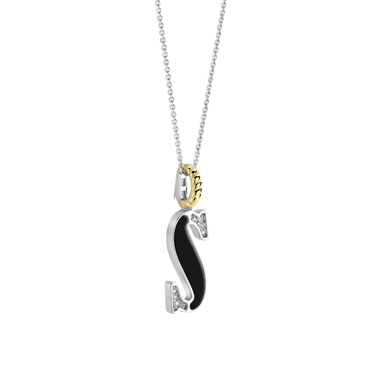 Ti Sento Milano Pendentif lettre S Lettres et chiffres 6840BL_S