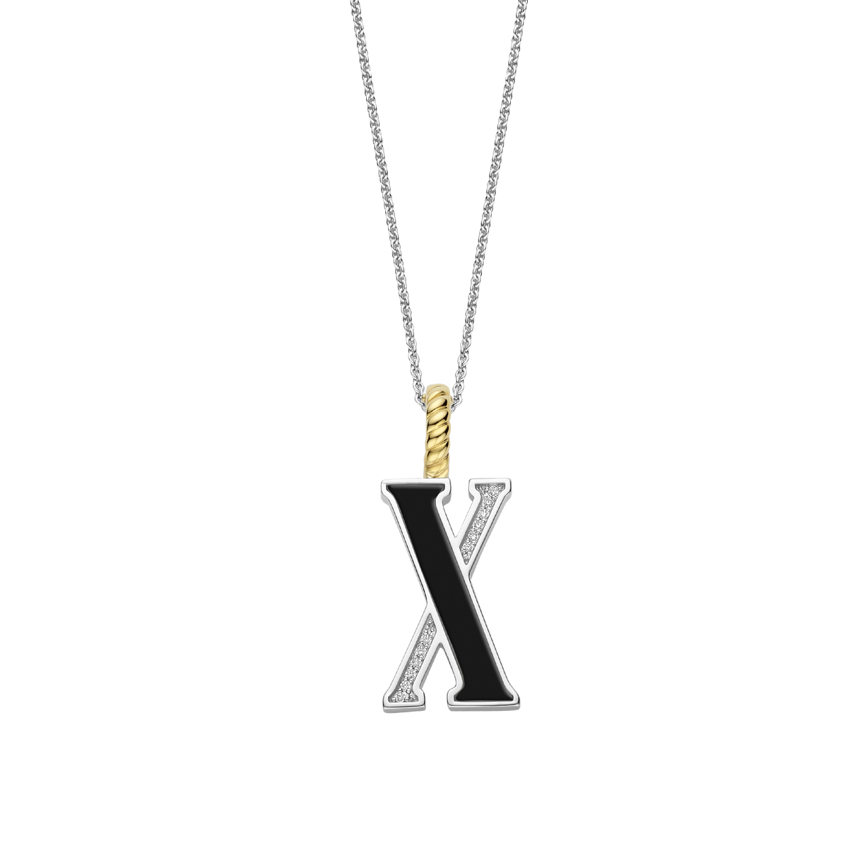 Ti Sento Milano Pendentif lettre X Lettres et chiffres 6840BL_X