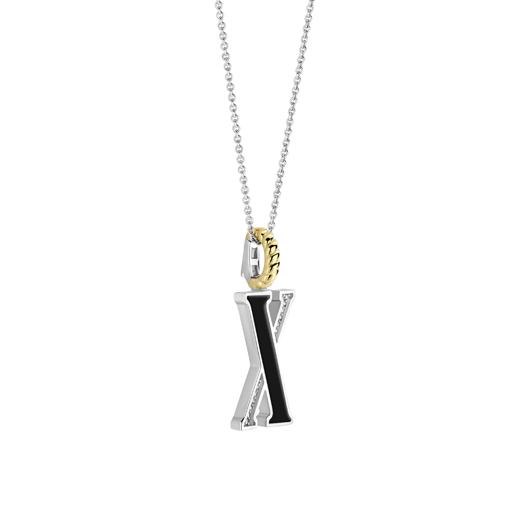 Ti Sento Milano Pendentif lettre X Lettres et chiffres 6840BL_X