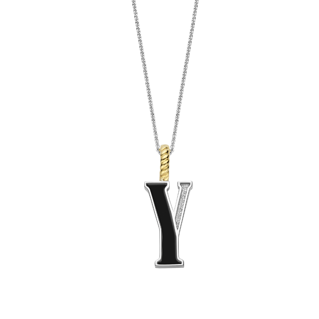 Ti Sento Milano Pendentif lettre Y Lettres et chiffres 6840BL_Y