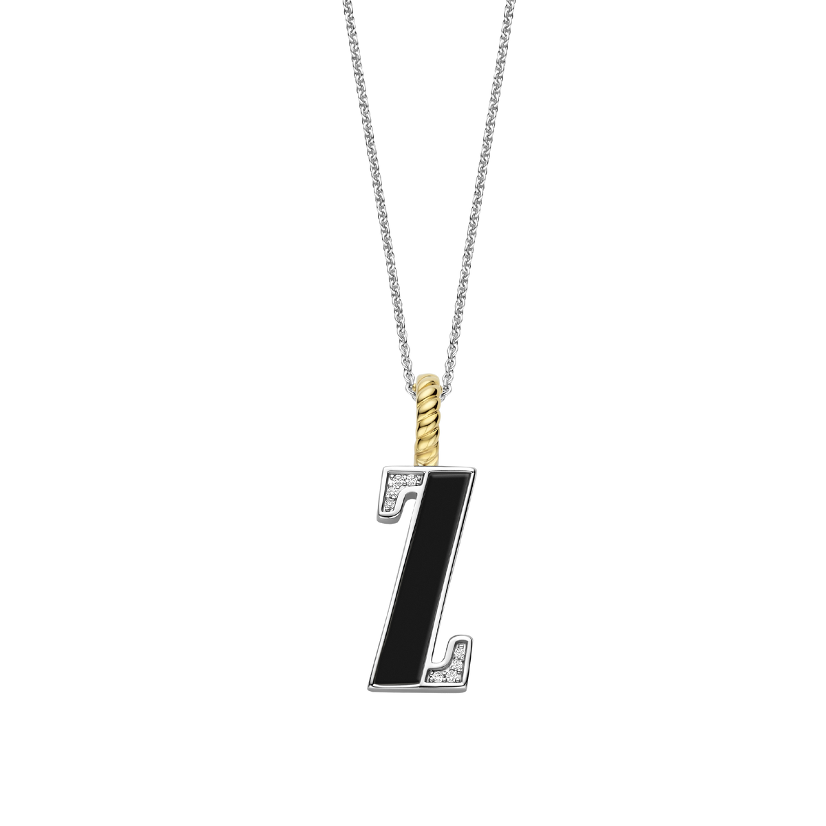 Ti Sento Milano Pendentif lettre Z Lettres et chiffres 6840BL_Z